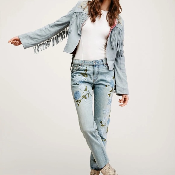 Free People For The Dreamers Suede Jacket - Picture 3 of 7